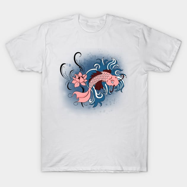 japanese fish T-Shirt by Nongio94